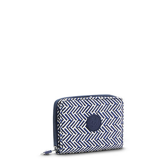 Portfele Kipling Money Love Printed Small Wallet Granatowe | PL 1004IL